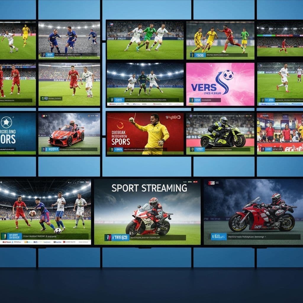 International sports channels showcase - global sports events and competitions